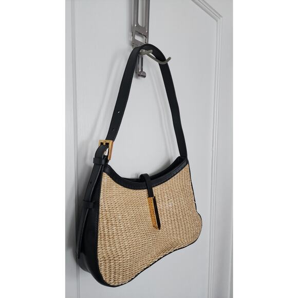 DeMellier Woven Black Tokyo ShoulderBag - Picture 6 of 10